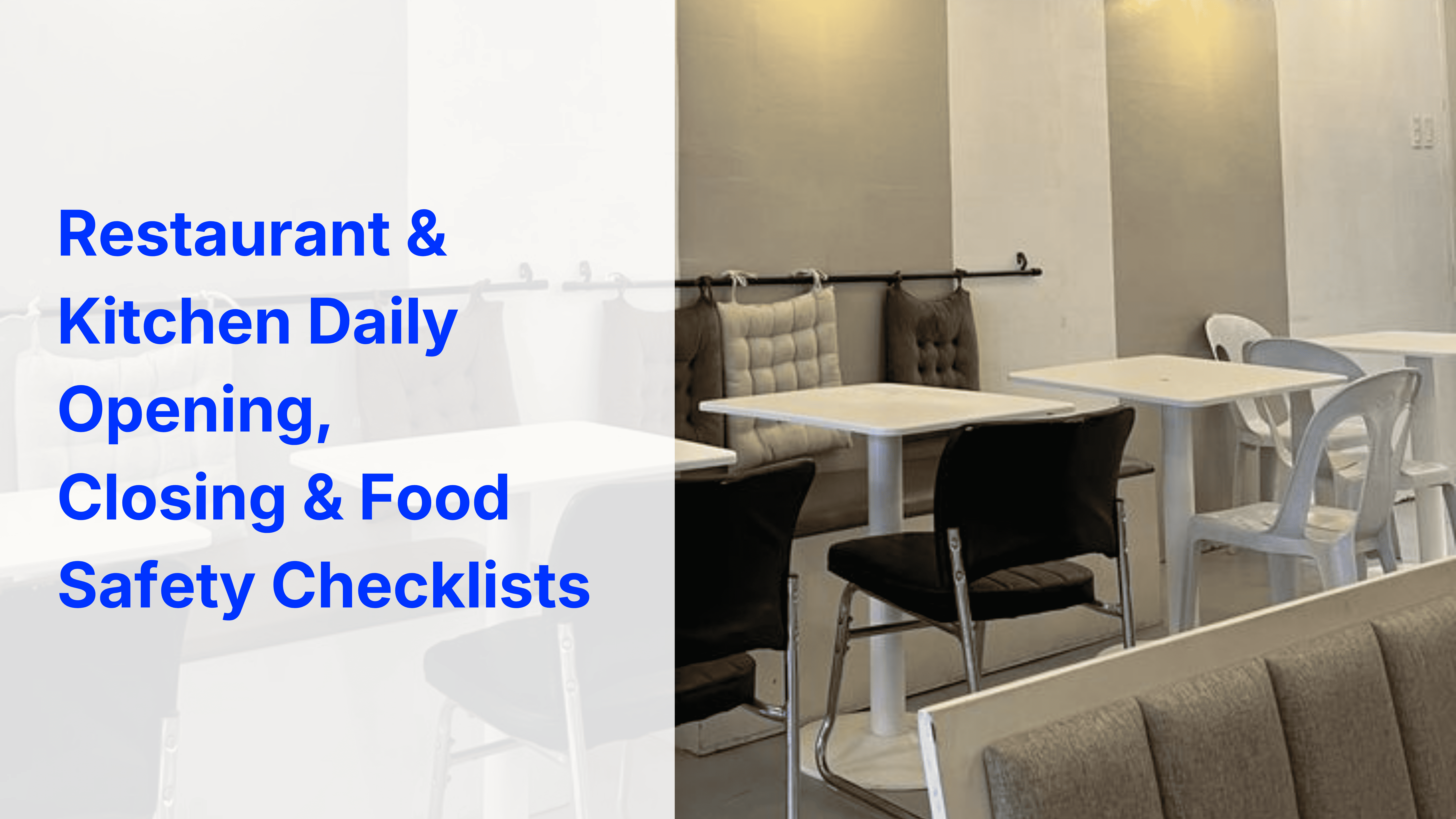 Restaurant kitchen team running opening checklists for food safety and equipment readiness