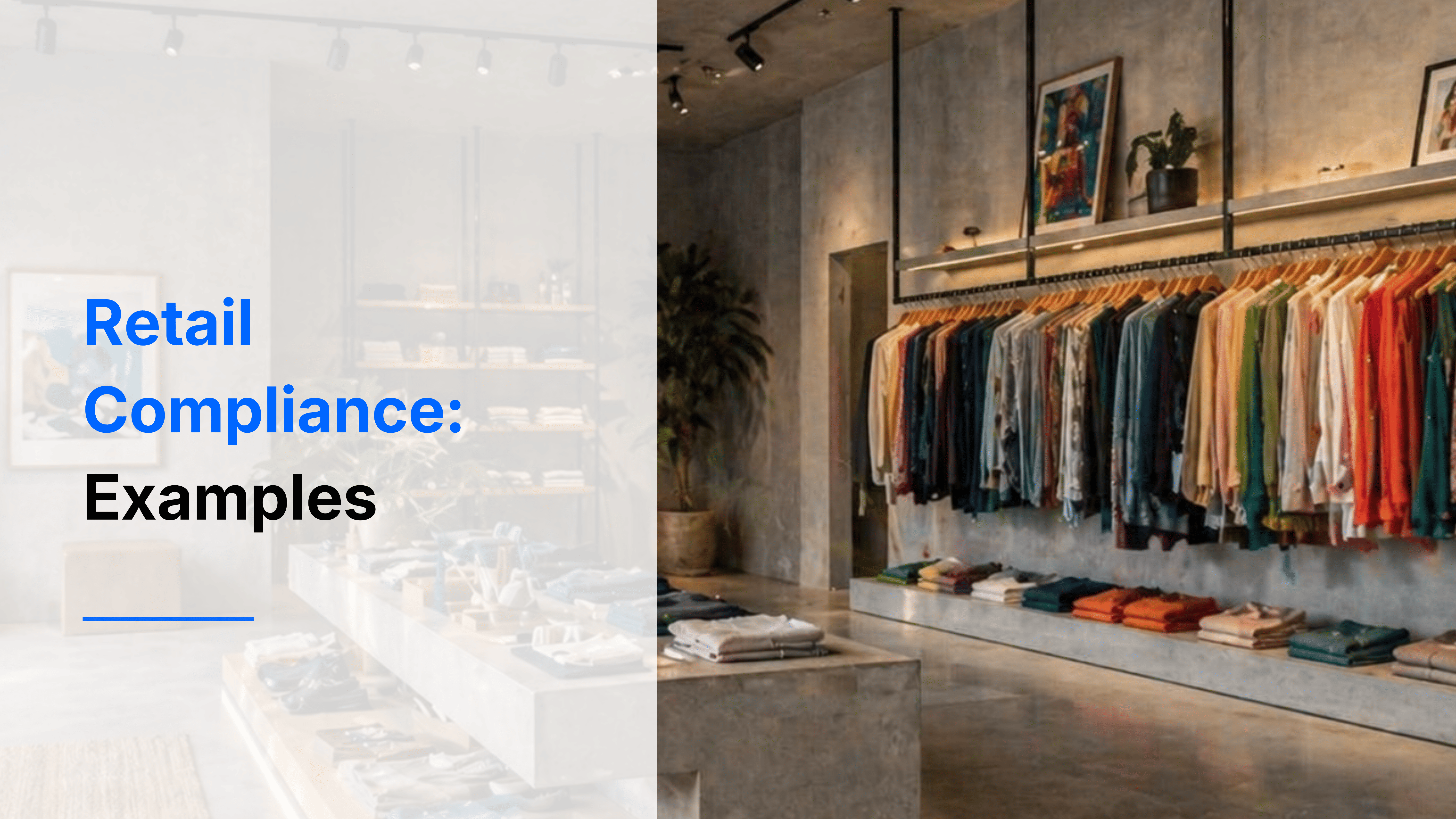 Retail store manager verifying compliance standards across operations