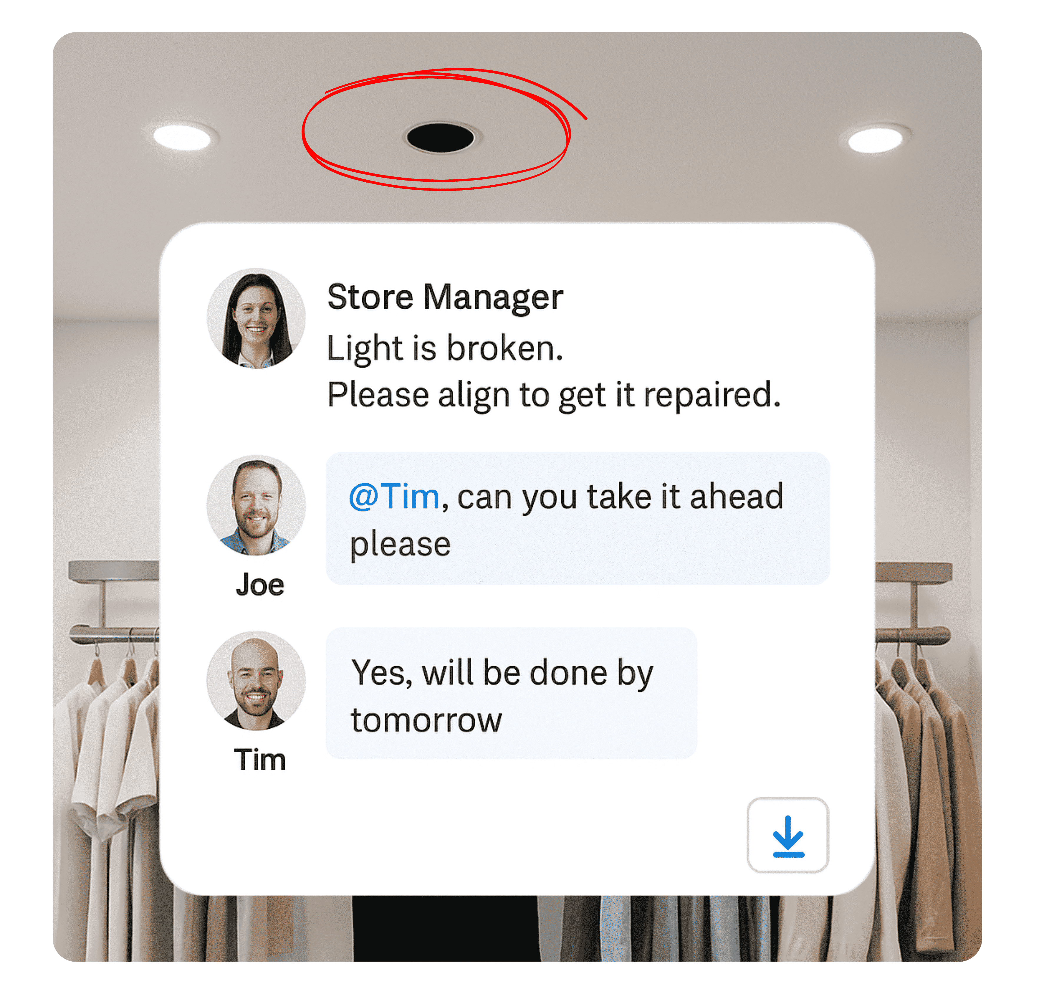 Collaborate on a ticket